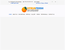 Tablet Screenshot of citrusfresh.com